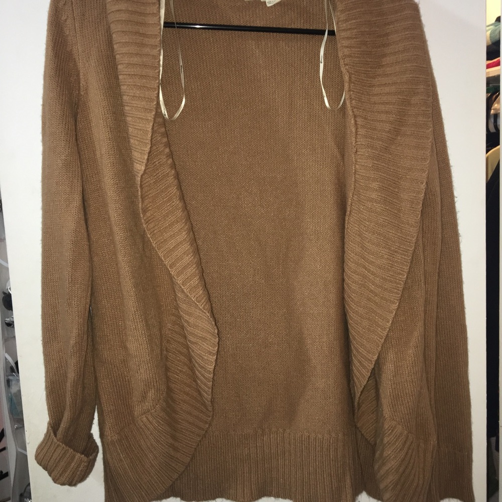 Brown cardigan